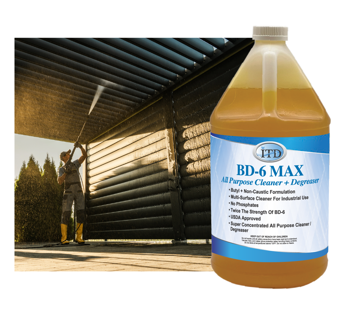 BD-6 MAX – All Purpose Cleaner & Degreaser - Industrial Cleaners Direct
