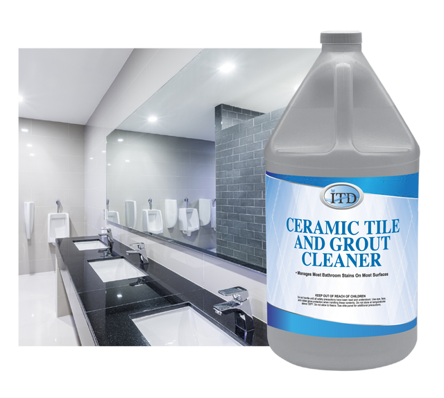Ceramic Tile and Grout Cleaner- Remove Bathroom & Kitchen Stains - Industrial Cleaners Direct