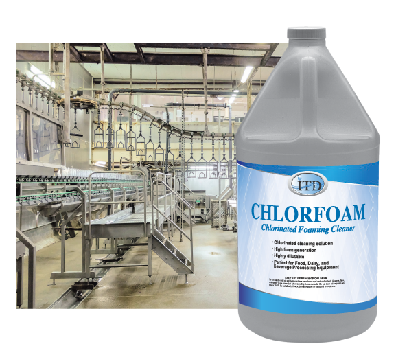 ChlorFoam – Chlorinated Foaming Cleaner - Industrial Cleaners Direct
