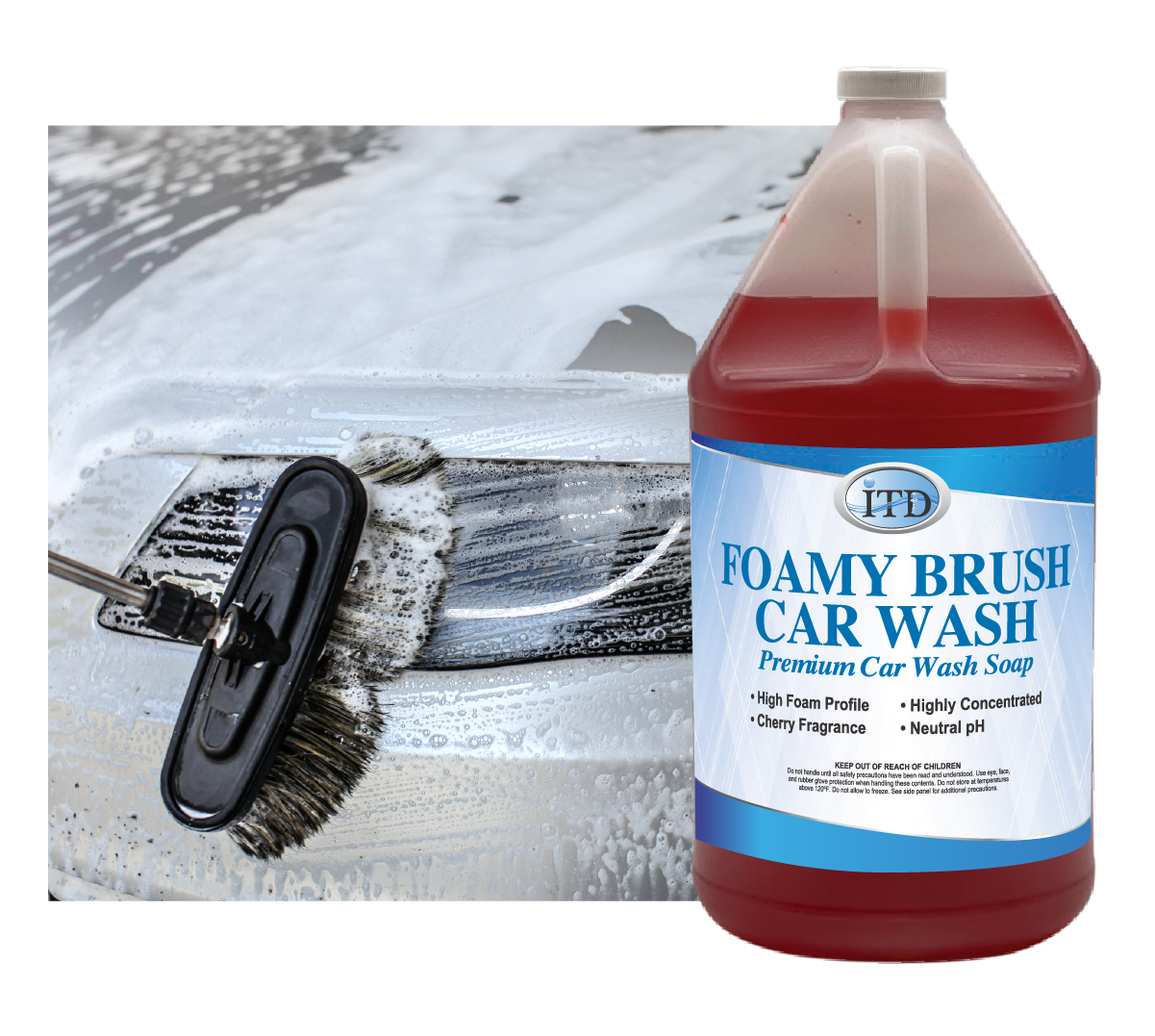 Foamy Brush – Premium Self Serve Car Wash Soap - Industrial Cleaners Direct