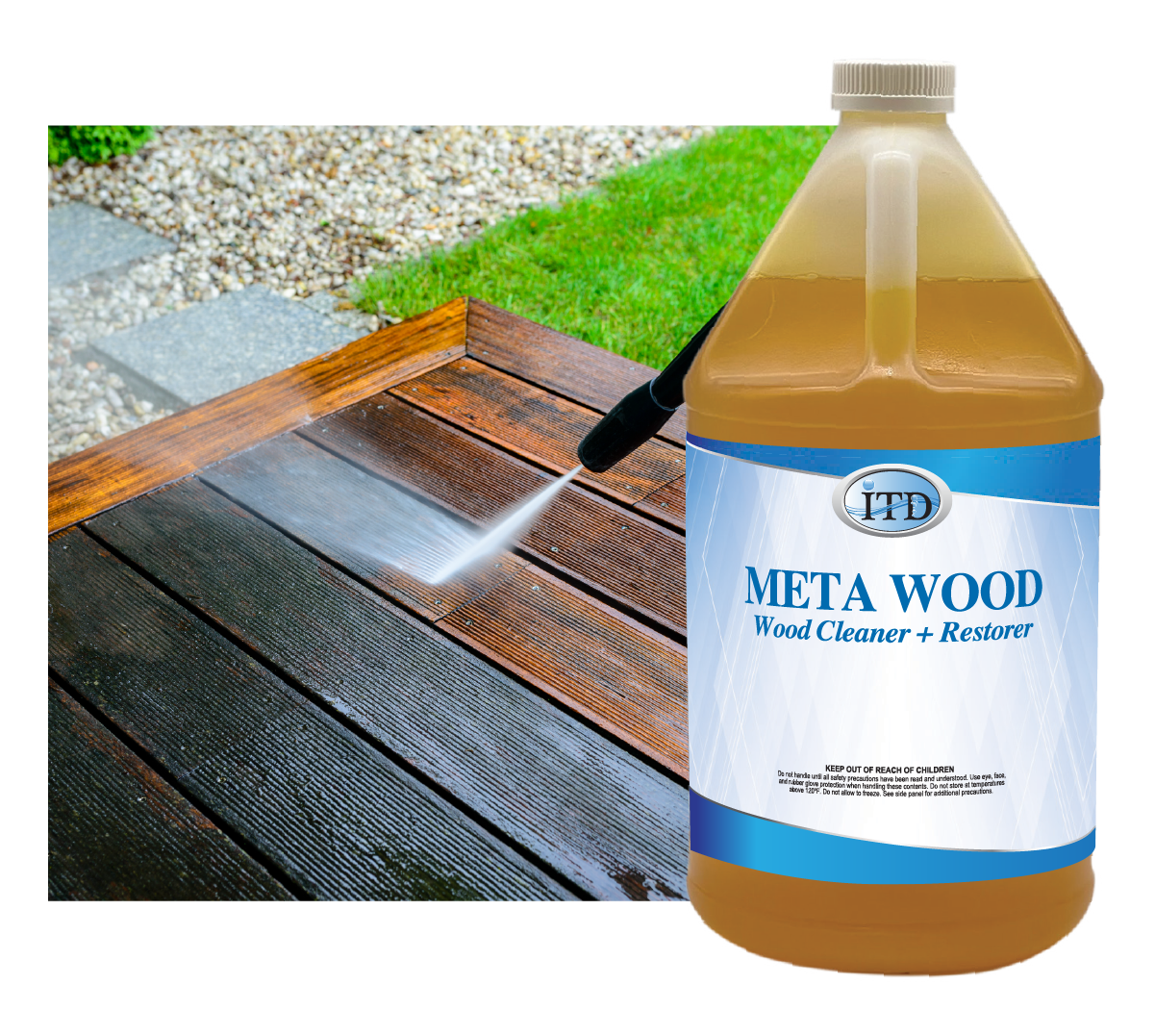 Meta Wood - Deck and Fence Cleaner - Industrial Cleaners Direct