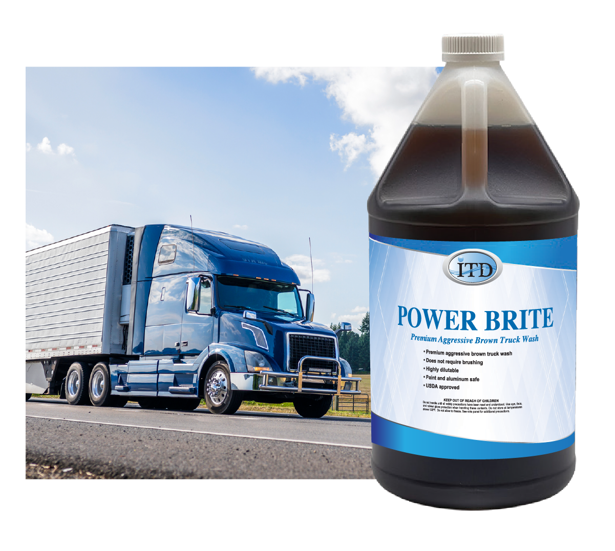 Power Brite – Heavy Duty & Aggressive Truck Wash - Industrial Cleaners Direct