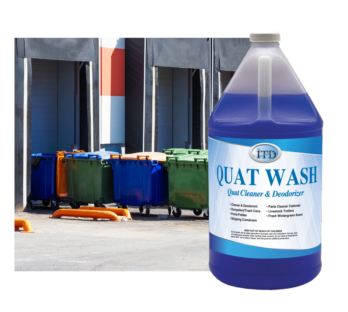 Quat Wash – Cleaner & Deodorizer - Industrial Cleaners Direct