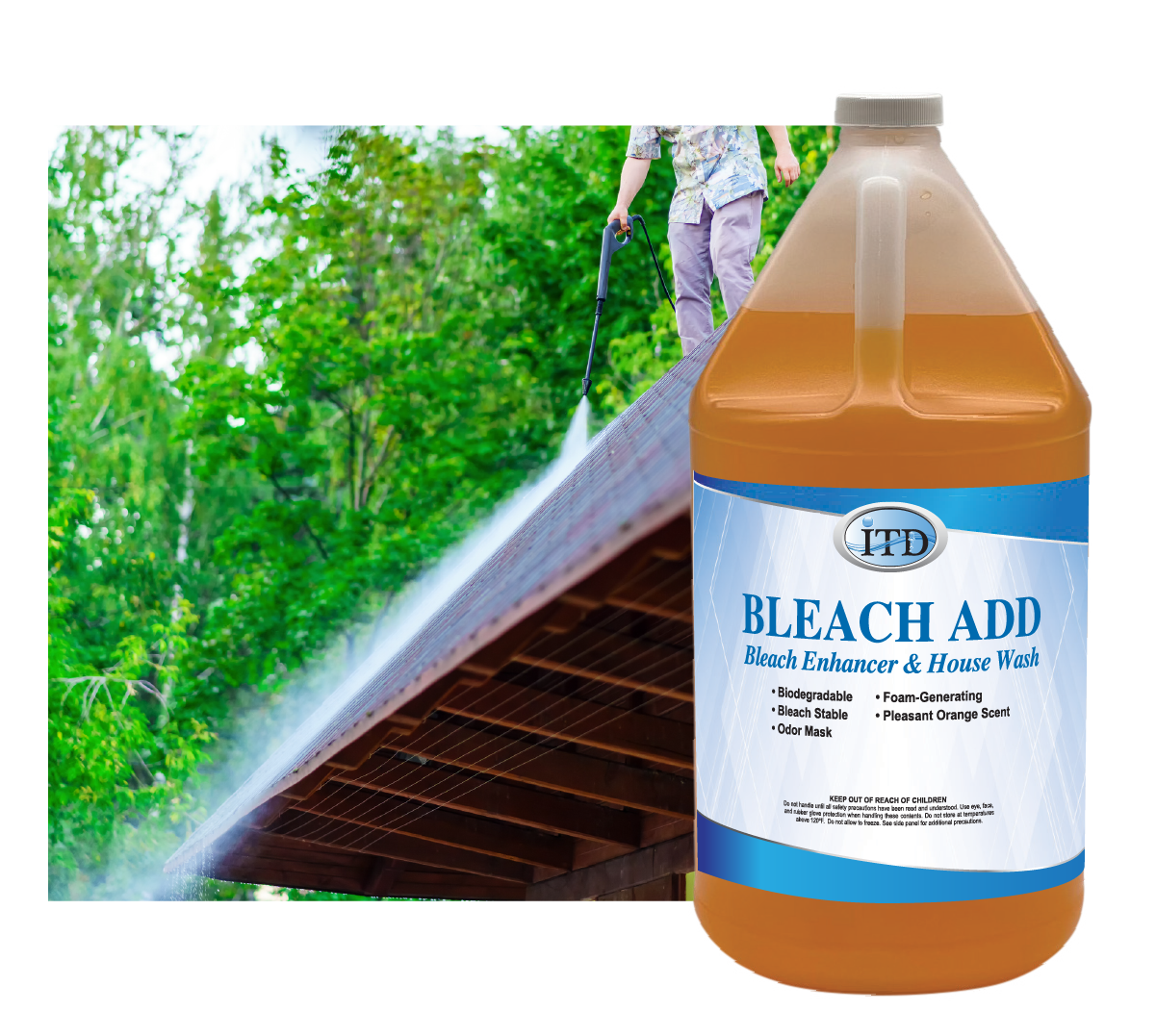 Soft Wash Surfactant - Industrial Cleaners Direct