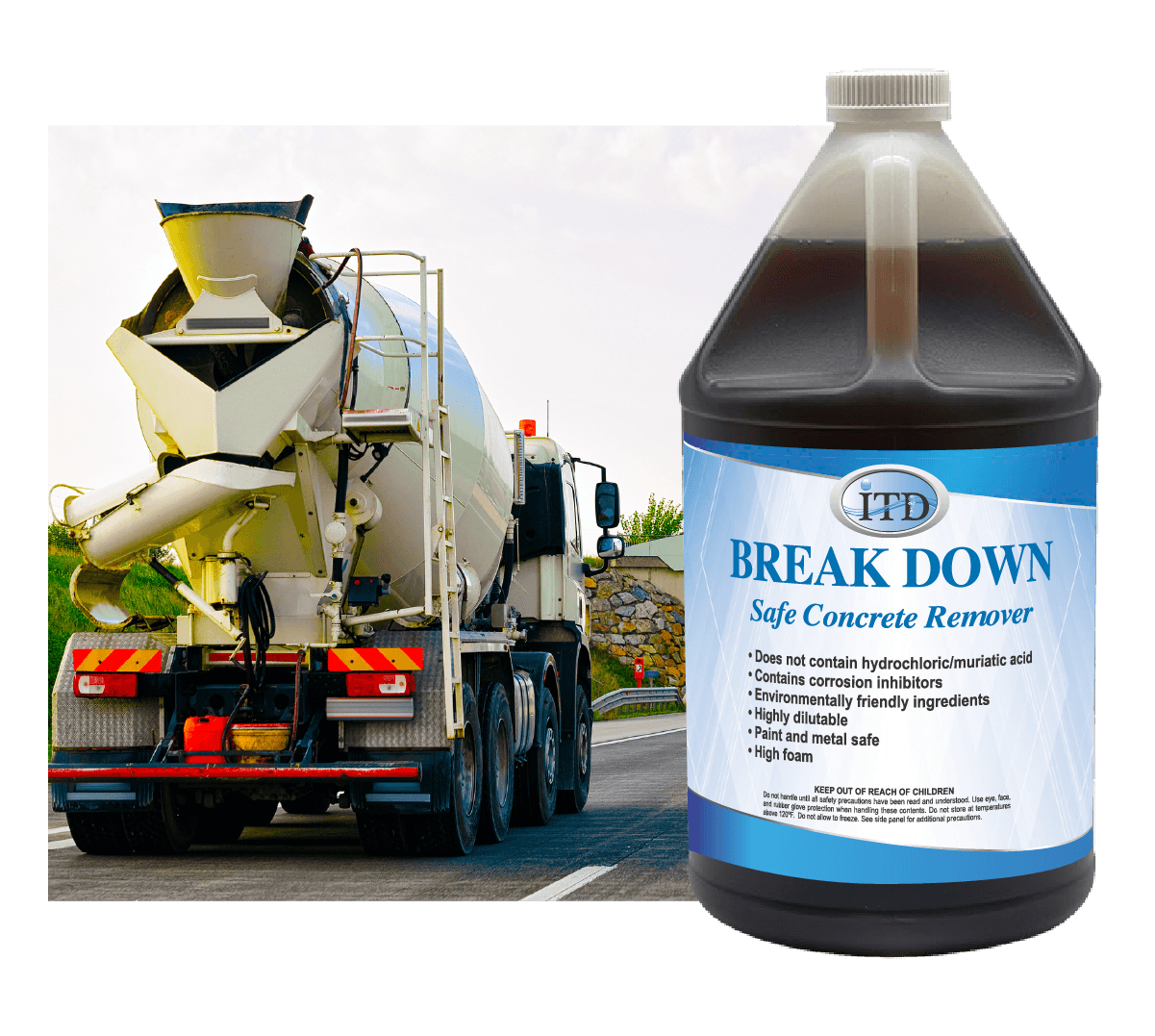 Break Down – Biodegradable Concrete Remover