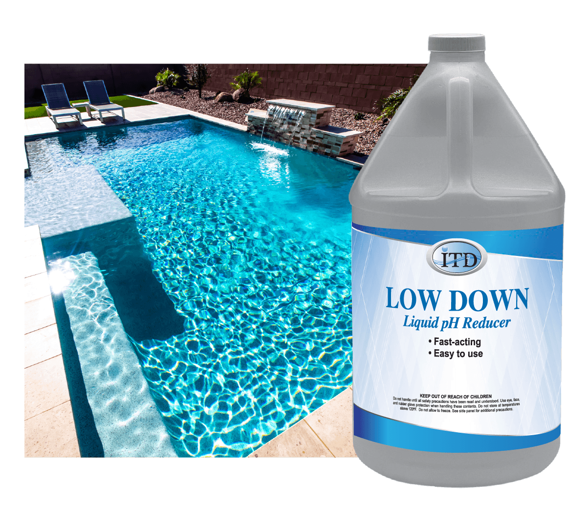 Low Down – Lowers Swimming Pool pH Levels & Alkalinity