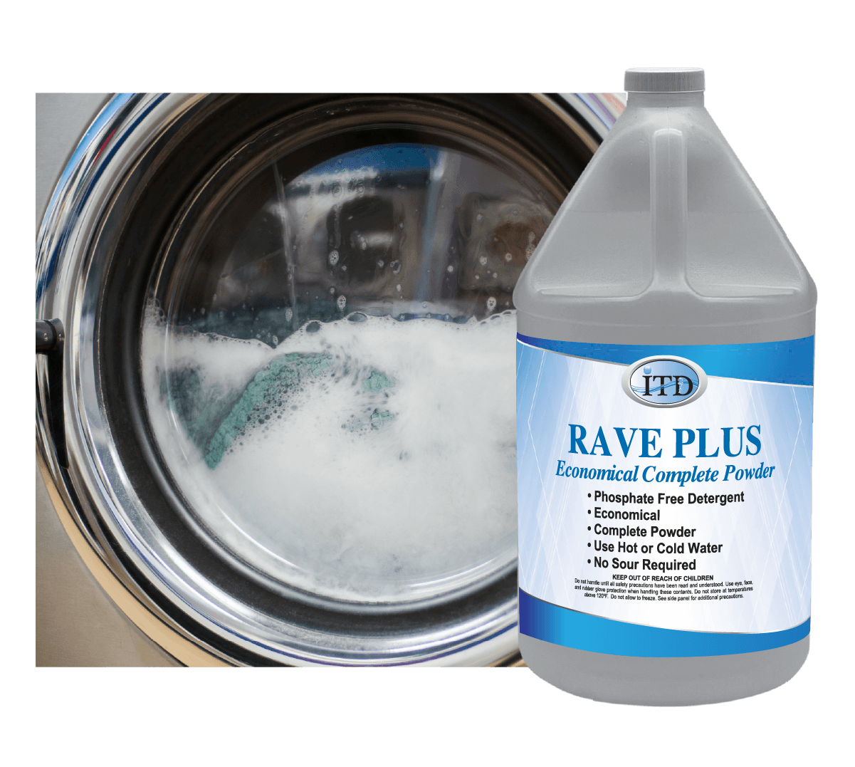 Rave Plus – Economy Powdered Laundry Detergent