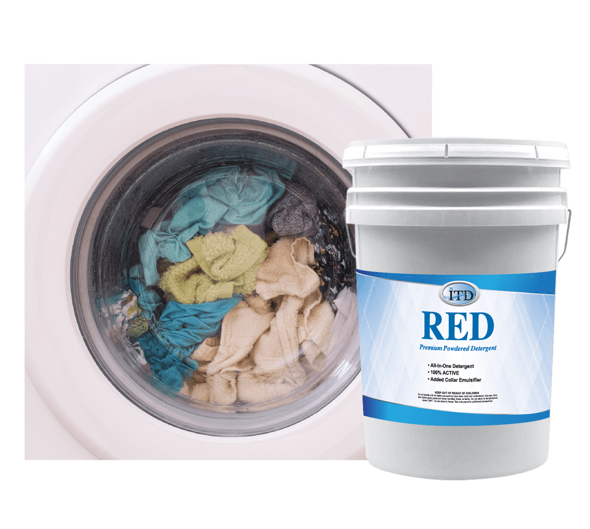 Red – Premium Powdered Laundry Detergent