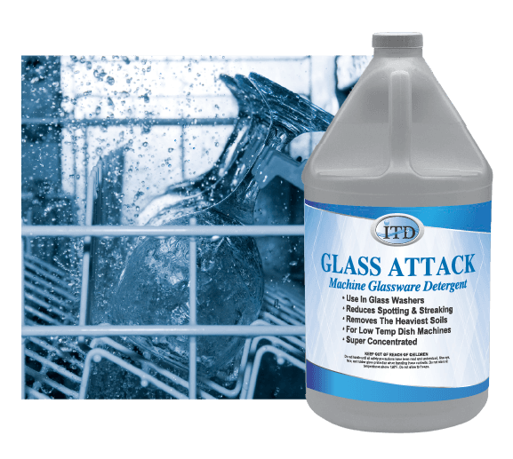Glass Attack – Heavy-Duty Glassware Cleaner