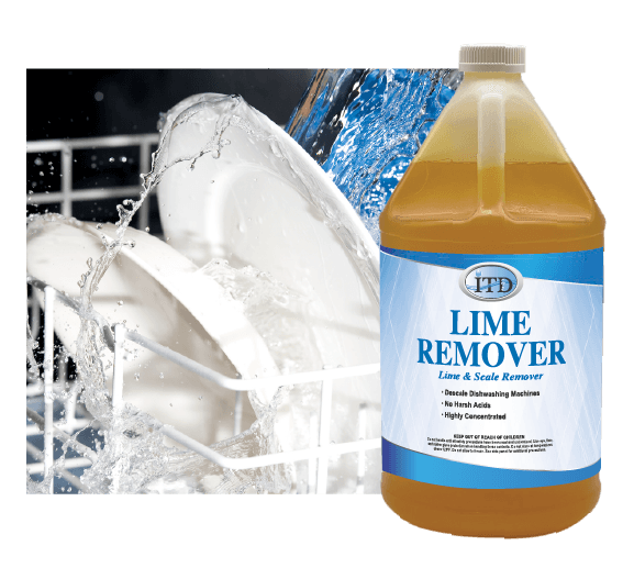 Lime Remover – Removes Hard Water Deposits & Lime Scale from Dish Machines
