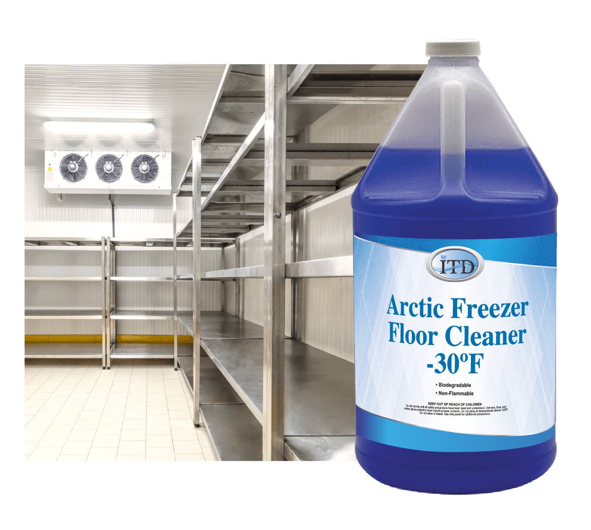 Arctic Freezer Floor Cleaner -30°F – Clean Freezer Floors