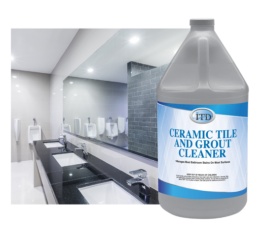 Ceramic Tile and Grout Cleaner- Remove Bathroom & Kitchen Stains - Industrial Cleaners Direct
