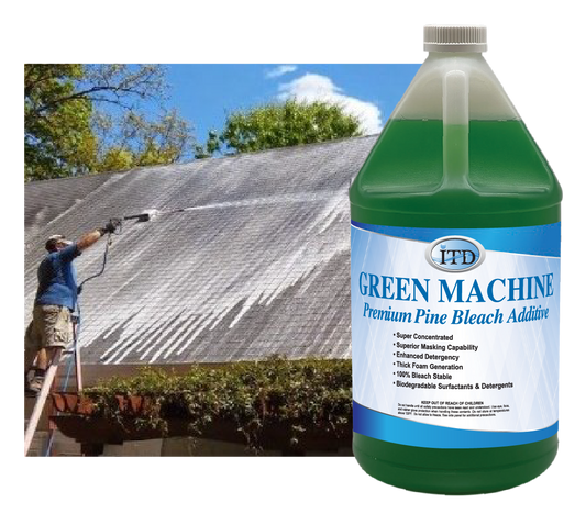 Green Machine – Premium Pine Bleach Additive - Industrial Cleaners Direct