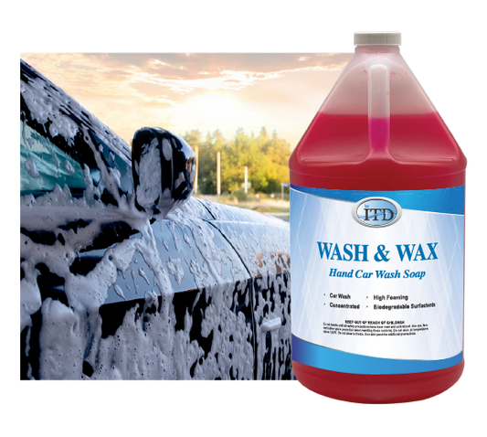 Wash & Wax – Hand Car Wash Soap - Industrial Cleaners Direct