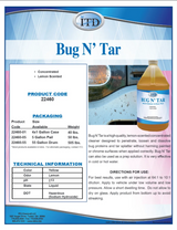 Bug & Tar Remover - ($2.37/Per Gallon) Makes 40 Gallons